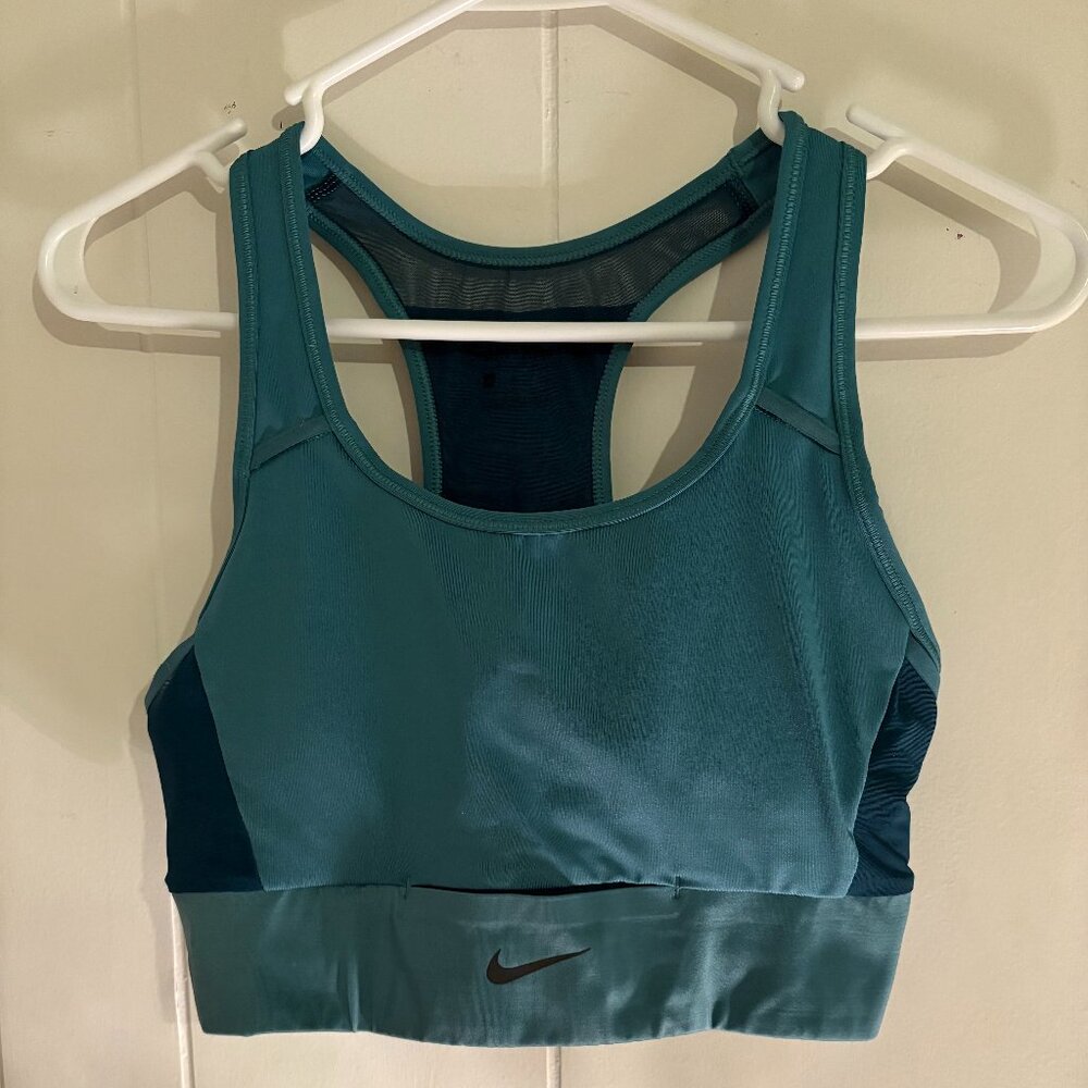 Teal Nike Sports Bra in Size Medium